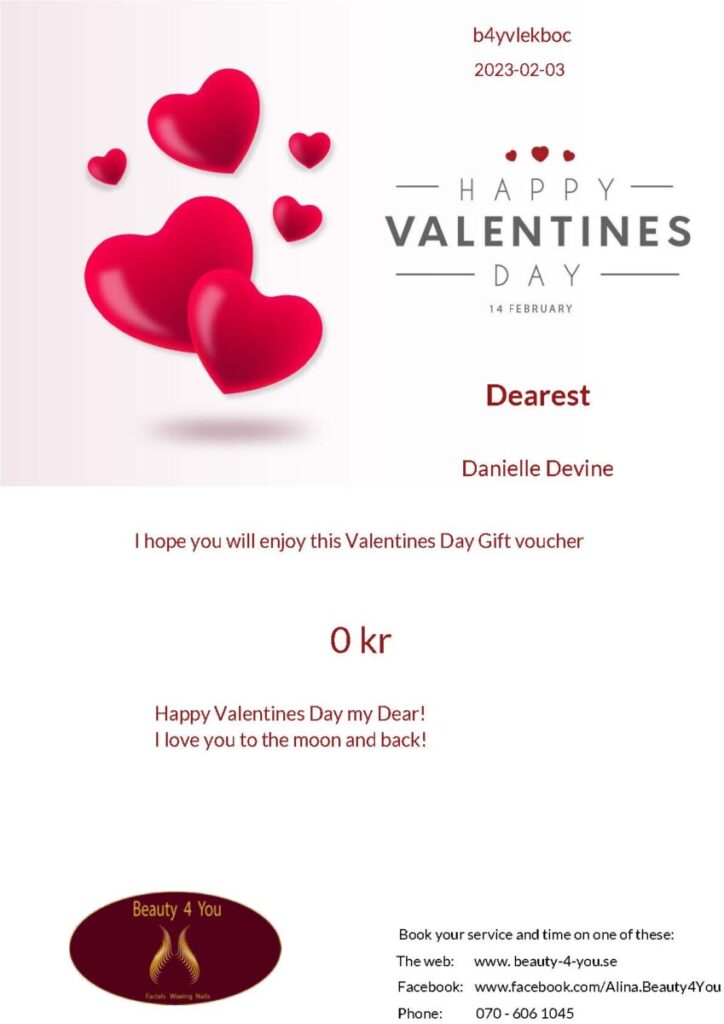 Valentine Voucher